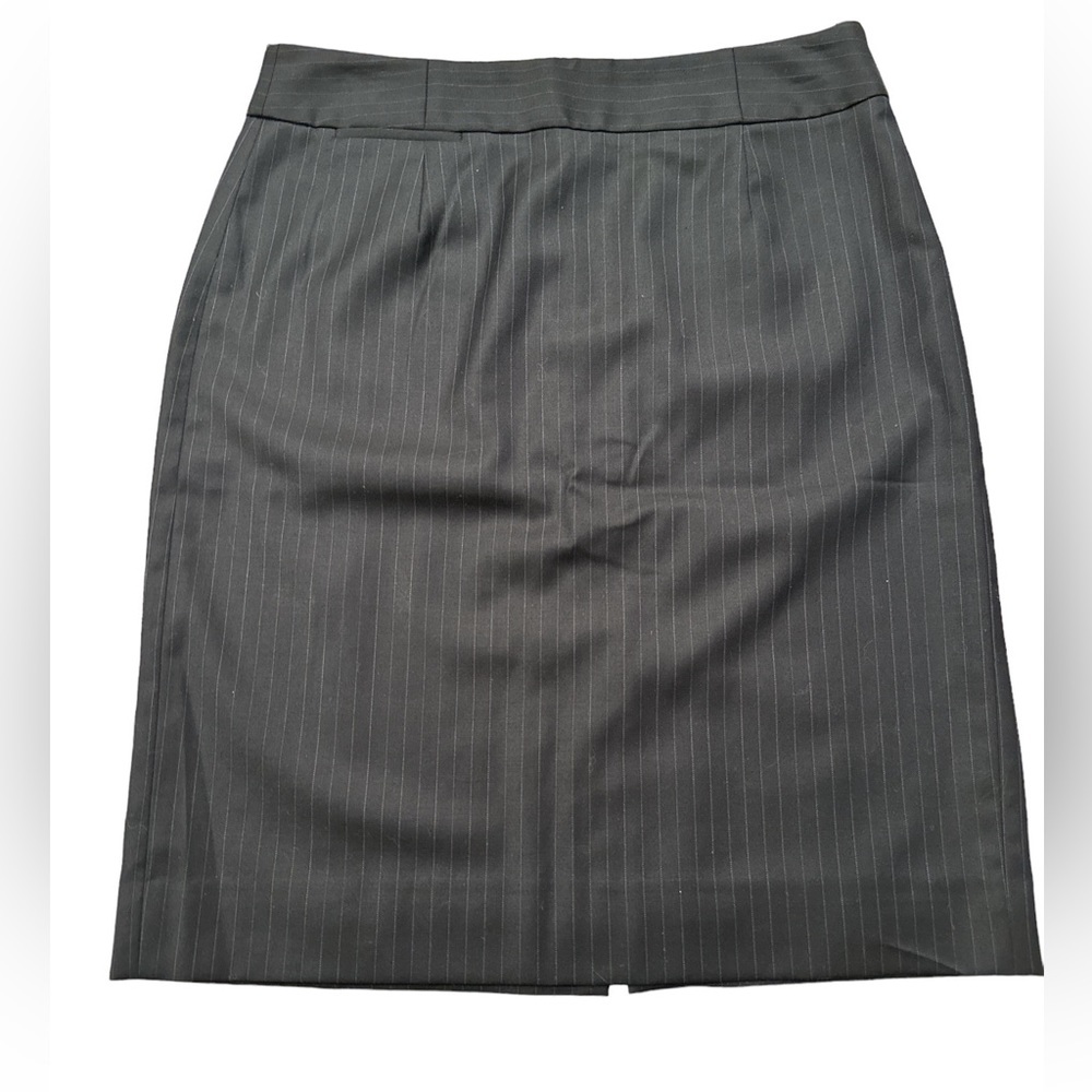 J.‎ Crew Pinstripe Skirt, Size 10 by measurement see pics. Excellent